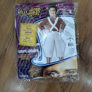 Brand New Rubies willy wonka Oompa Loompa Kids Costume